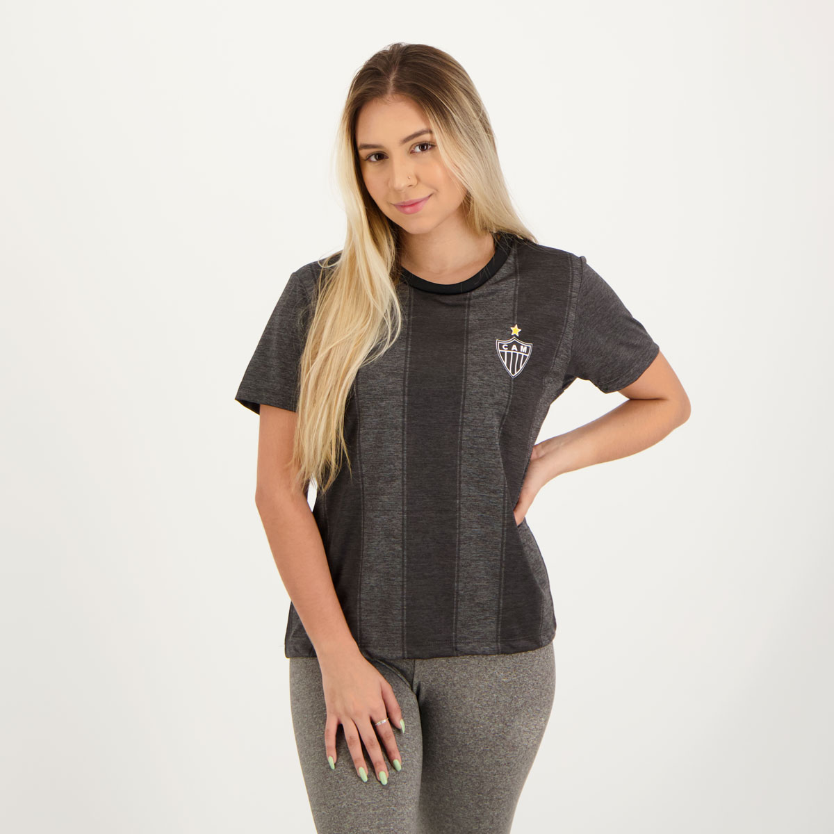 Camisa Atlético Mineiro Elements Feminina Preta