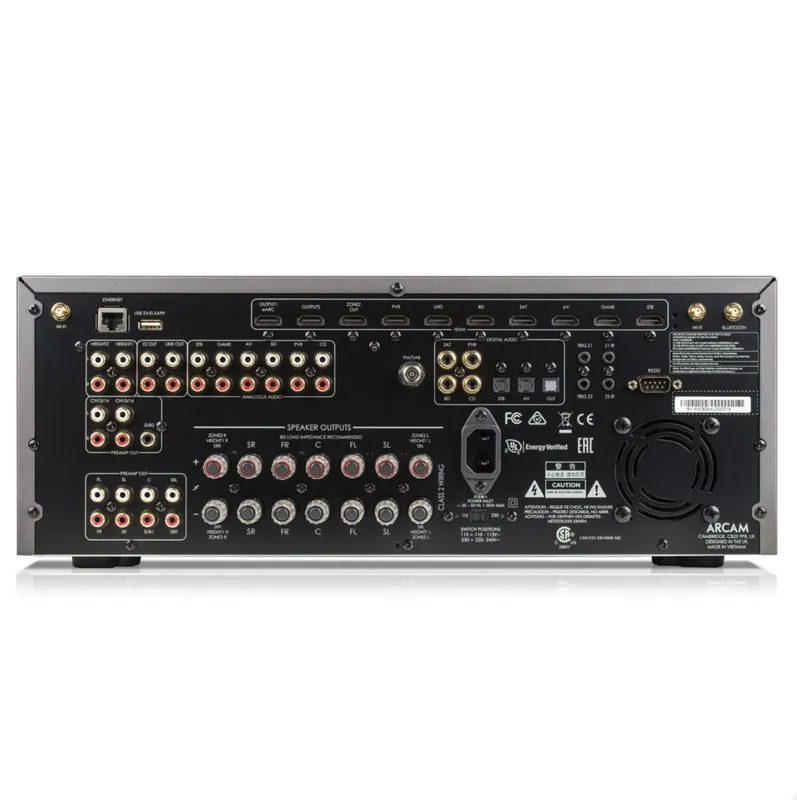 Receiver Arcam AVR20 7.2 ch Até 9.1.6 WiFi Bluetooth 4K Dolby Atmos DTS:X IMAX Dirac Live - Bivolt