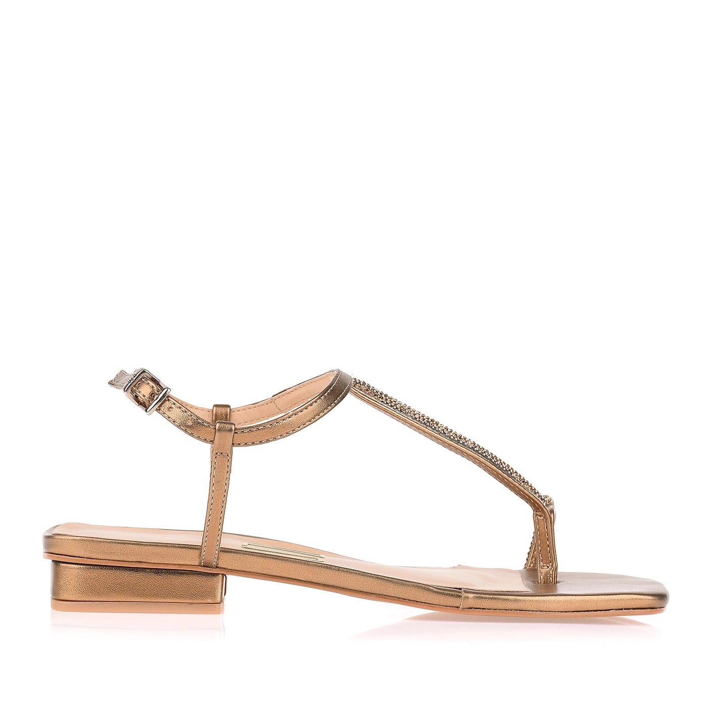 Flat Salto Baixo New Metal Ouro Velho