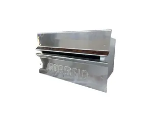 Caixa Correio Galvinox Fundo Chapa Frente Inox 15x25x12cm