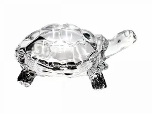 Enfeite Vidro Tartaruga 9,5x5cm - B10