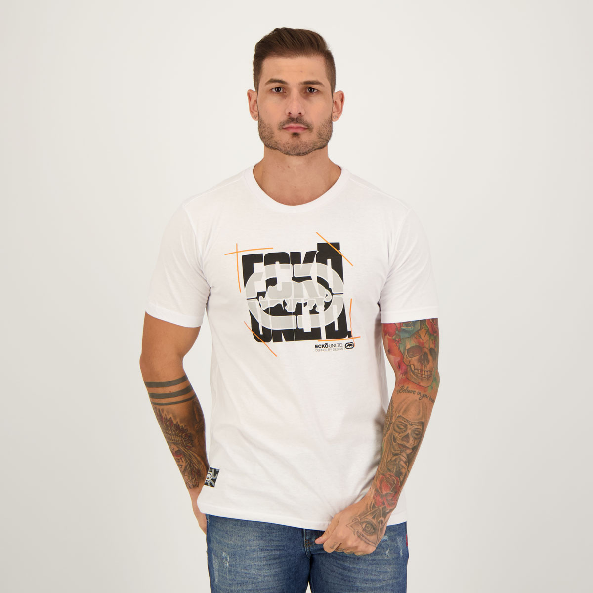 Camiseta Ecko Minimal I Branca