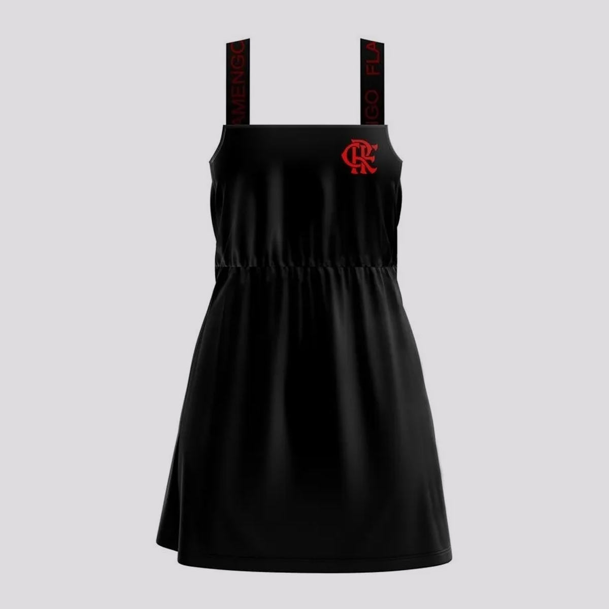 Vestido Flamengo Dear Juvenil Preto