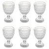 Conjunto 6 Taças De Vidro Com Fio De Ouro 320 Ml Brand Wolff