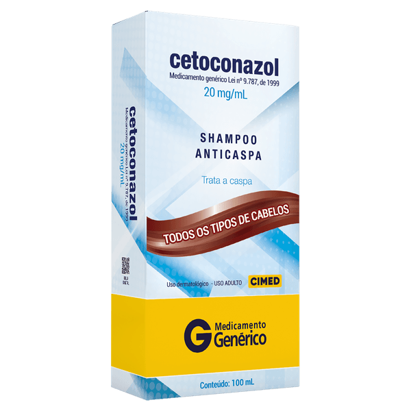 Cetoconazol 20mg Shampoo 100ml - Cimed Genérico