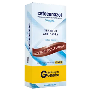 Cetoconazol 20mg Shampoo 100ml - Cimed Genérico