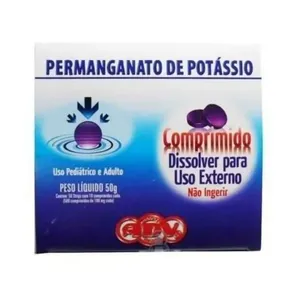 Permanganato de Potássio 100mg ADV 10 Comprimidos