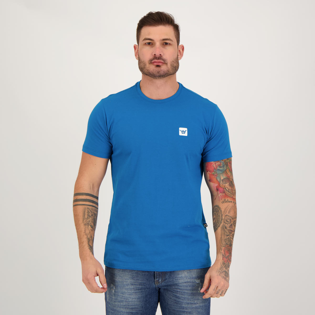 Camiseta Hang Loose Basic MiniLogo Azul