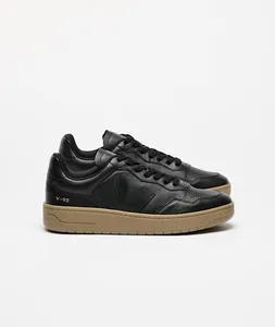 V-90 Leather Black Dune