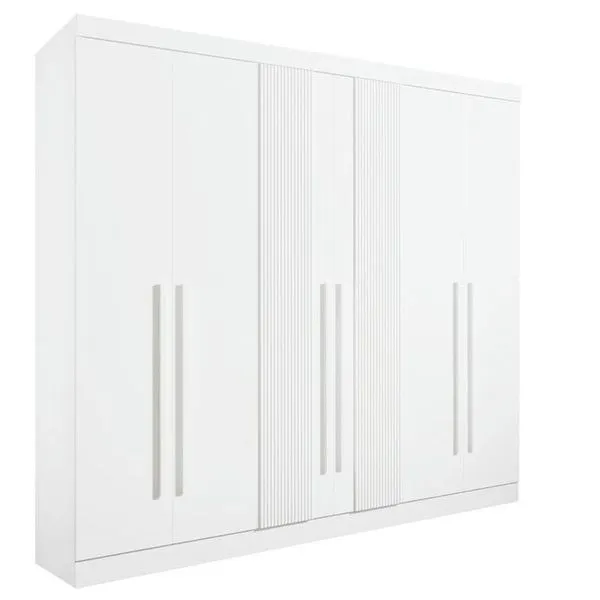 Guarda Roupa Casal 6 Portas 6 Gav - Da Vinci Ripado D'doro
