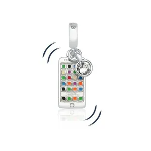 Charm Smartphone Revestido Em Prata