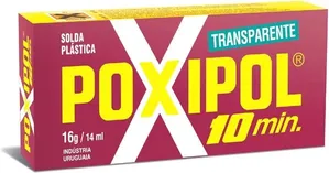 Adesivo Epóxi Poxipol 10min Pastoso Transparente 16g 1538 - Poxipol