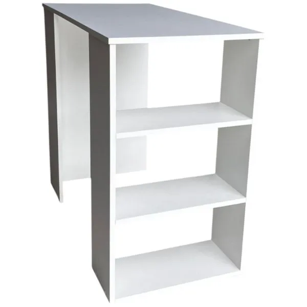 Escrivaninha Decor Com Prateleiras Quality Modulados 034 Branco TX (MP)
