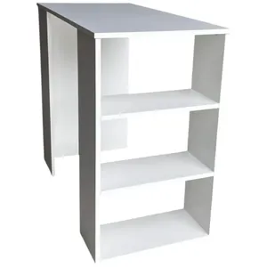 Escrivaninha Decor Com Prateleiras Quality Modulados 034 Branco TX (MP)