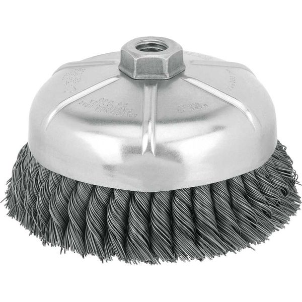 Escova copo Aço trançado 152 mm - Dewalt