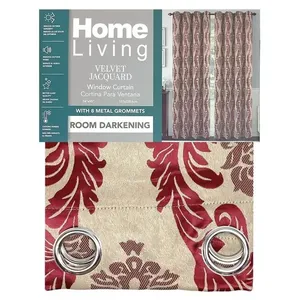 Cortina Blackout Home Living Vinho 137x228cm Y-BI