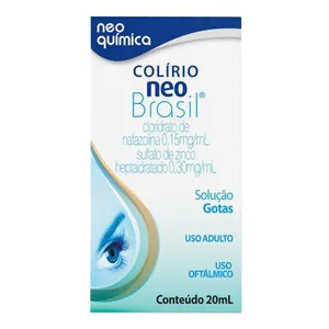 Colírio Descongestionante Neo Brasil 0,15mg/ml + 0,30mg/ml 20ml