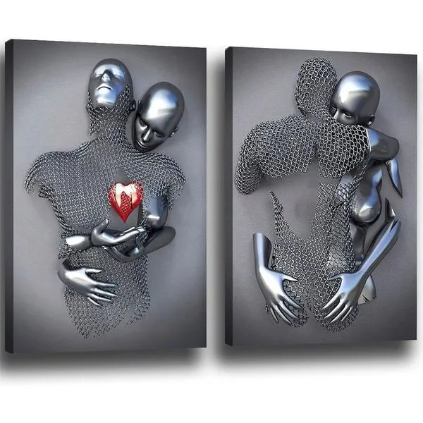 Quadro Decorativo Zemrare 3D Romântica Cz A-BI