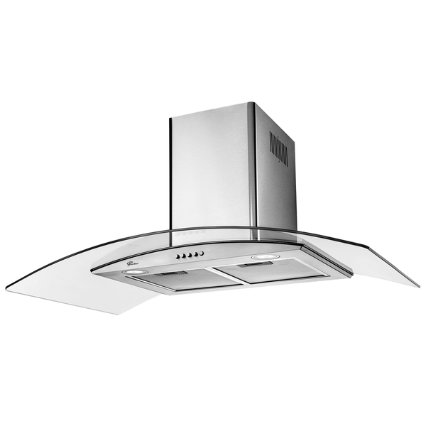 Coifa de Parede Fischer Talent, Dupla Filtragem, 90cm, Inox / Vidro - 26030 110V