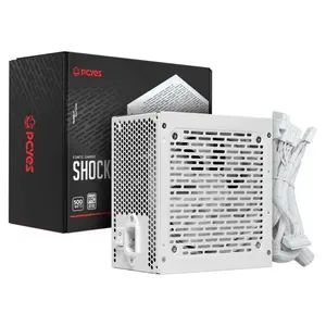 Fonte ATX Gamer 500W PCyes Shocker 80 Plus PFC Ativo White Ghost Branca (MP)