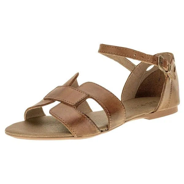 Sandália Feminina Flat Miss Western 128T CASTANHO 39