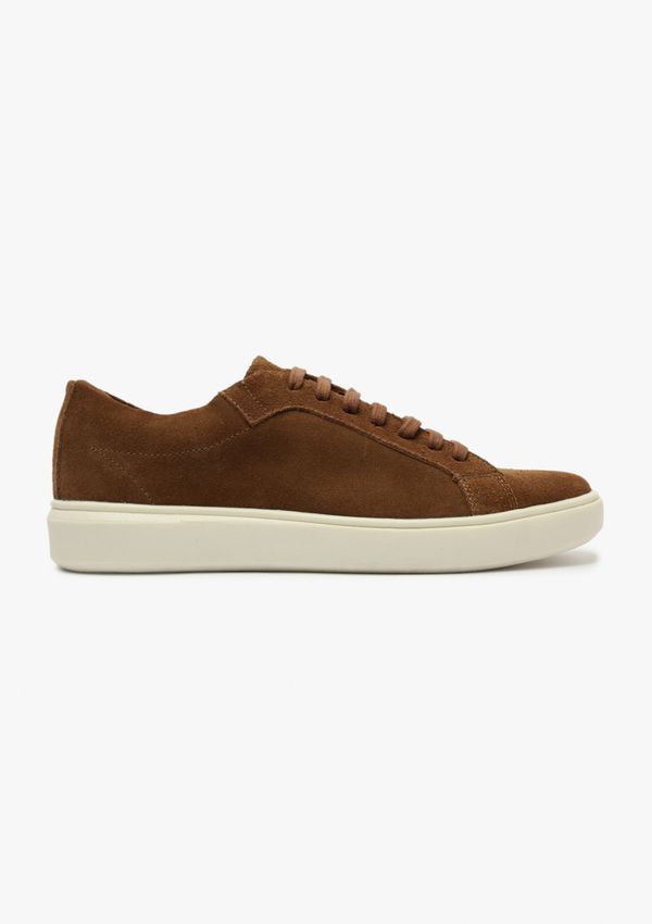 Tênis Masculino Casual Camurça - Marrom 041