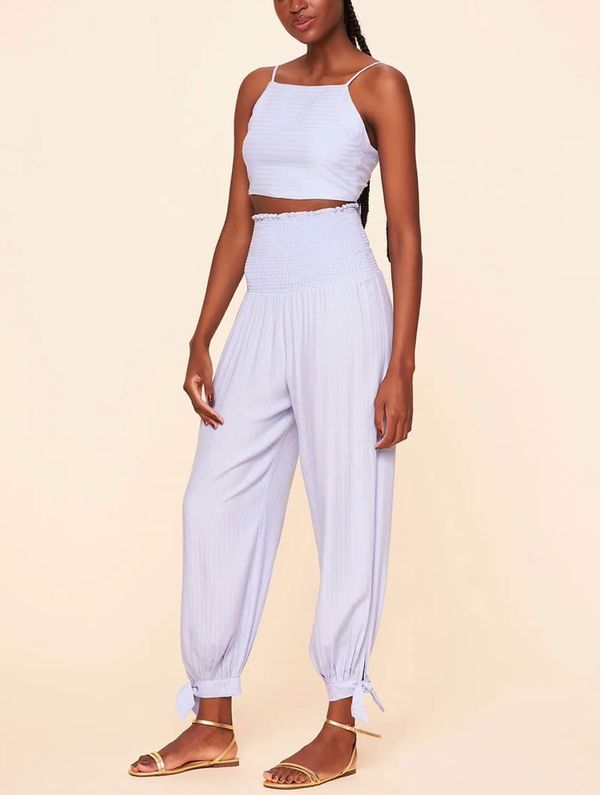 Cropped Regata Cambraia Colors LAVANDA P