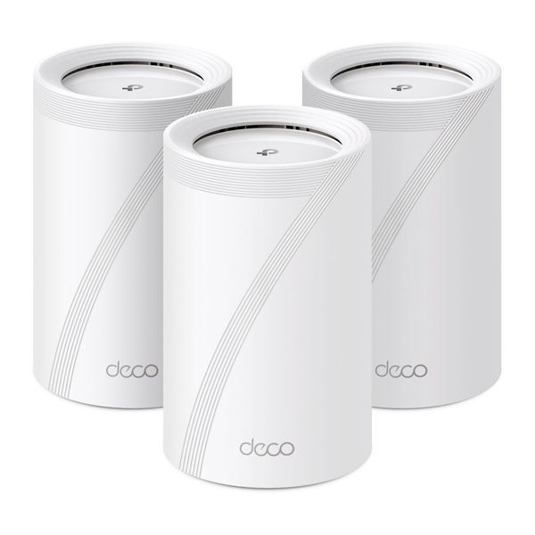 Roteador Mesh TP-Link - Wifi 7 BE10000 Tri-Band - Deco BE63 (3-pack)