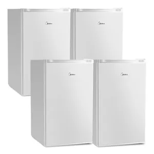 Kit Frigobar Branco 124 Litros Inverter Bivolt Midea - 4 unidades MDRD181FGD013x4 - Bivolt