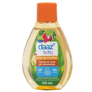 Água De Colônia Infantil Daaz Toque De Flor De Laranjeira 100ml