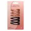 Tictac Cabelo Lanossi Black C/6 Unidades