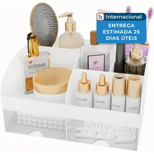 Organizador de Maquiagem com Gavetas Comfyroom Branco A-MBI