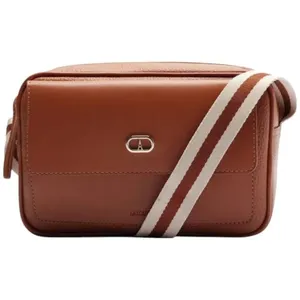Bolsa Anacapri Tiracolo Média Bolso Frontal Marrom (MP)