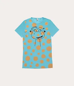Camisola Feminina Linha Família Time To Sleep Em Algodão Azul - M