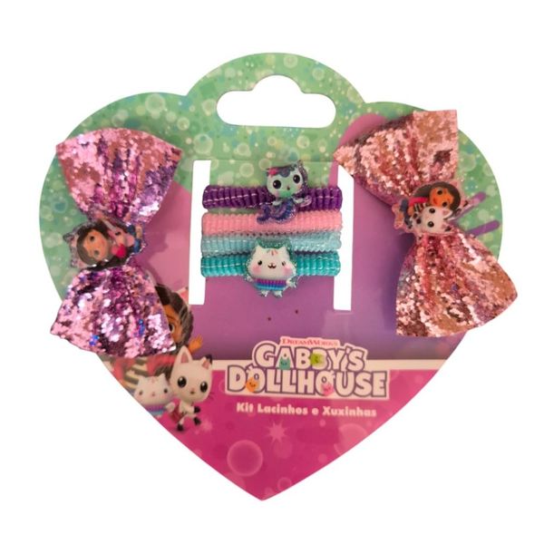 Kit Lacinho Com Xuxinha Gabbys Dollhouse - BBR Toys UN0002co