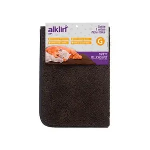 Tapete Peluciado Alklin Pet para Cães e Gatos Marrom