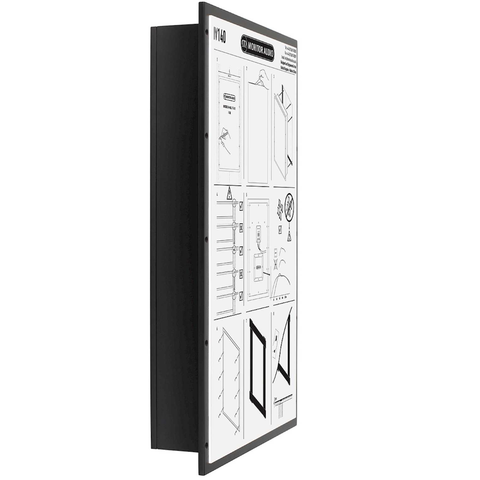 Monitor Audio IV140 Caixa Acústica Invisible de Embutir em Gesso (Un) - Branco