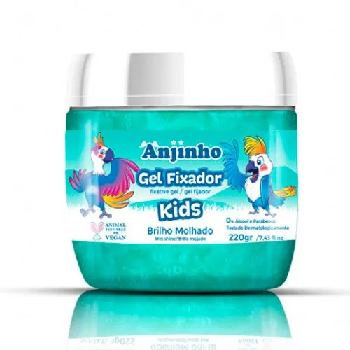 Gel Para Cabelo Anjinho Kids Parentex Brilho Molhado 220g