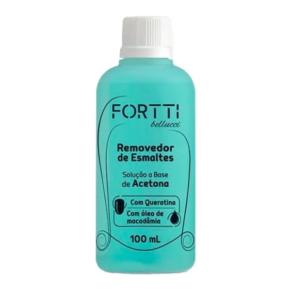 Removedor De Esmalte Fortti A Base De Acetona 100ml