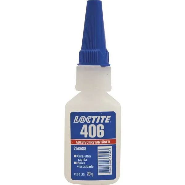 Adesivo Instantâneo 406 20g Uso Geral 268688 - Loctite