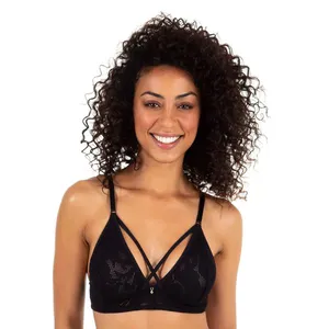 Sutiã Strappy Nice Preto Preto - P