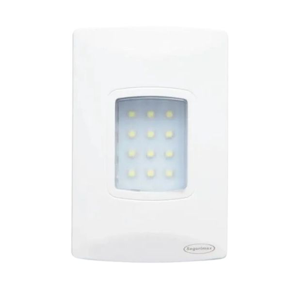 Luminária de Emergência LED Autônoma 100 4W Segurimax Luminária de Emergência Led com 100 Lúmens Autônoma de Embutir