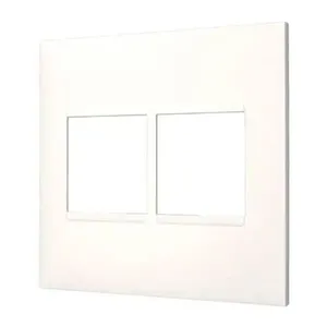 Placa 4x4" Legrand Pial Plus+ 2 Seções + 2 Seções Adjacentes Branco 618512BC (MP)