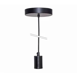 Pendente Metallum Preto 1xe27 - G-light