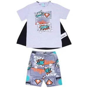 Pijama Curto Infantil Kyly 4 Mescla Banana (MP)