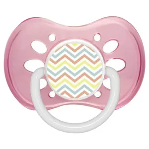 Chupeta Petita Cristal Ventilada Rosa 0 A 6 Meses 1 Unidade