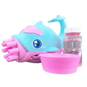 Brinquedo de Bolhas de Sabão Infantil Golfinho Bolhudo Máquina com 8 Saídas Azul, Rosa Smart Bracelet Brinquedo de Bolhas de Sabão Infantil Golfinho Bolhudo 8 Saídas Azul, Rosa Smart Bracelet