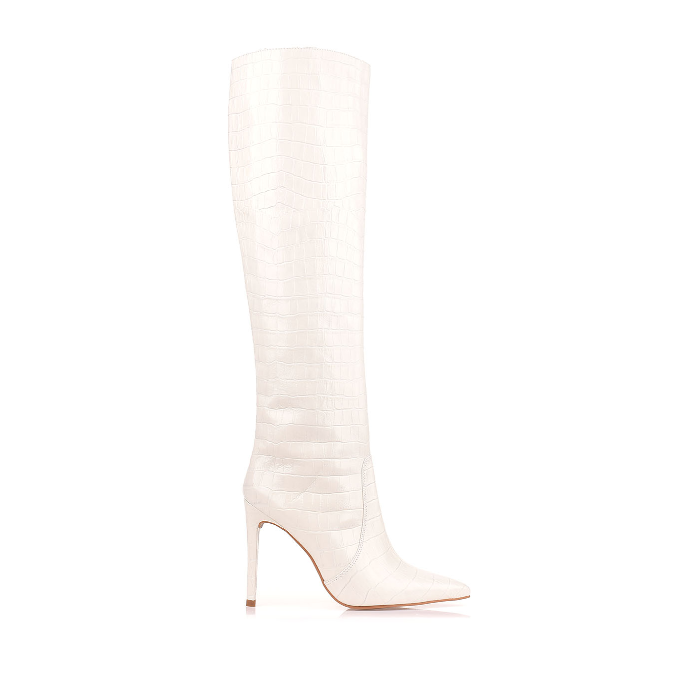 Bota Salto Alto Croco Ice