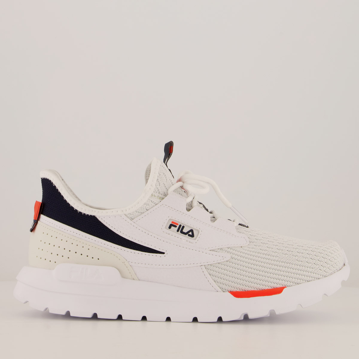 Tênis Fila TR-Knit Branco e Marinho