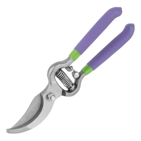 Tesoura Poda Com Mola 20cm Aço Inox Cabo Borracha Palisad